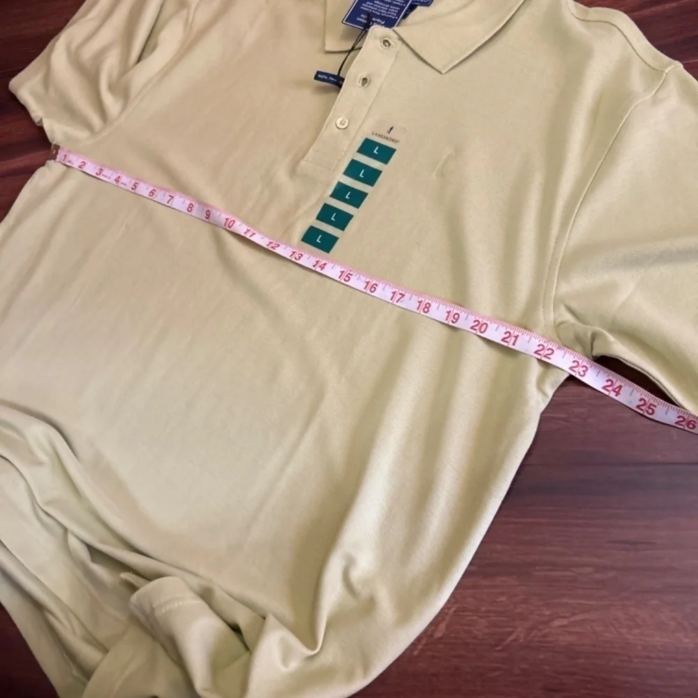 LANESBORO Pima Cotton Polo Shirt Large